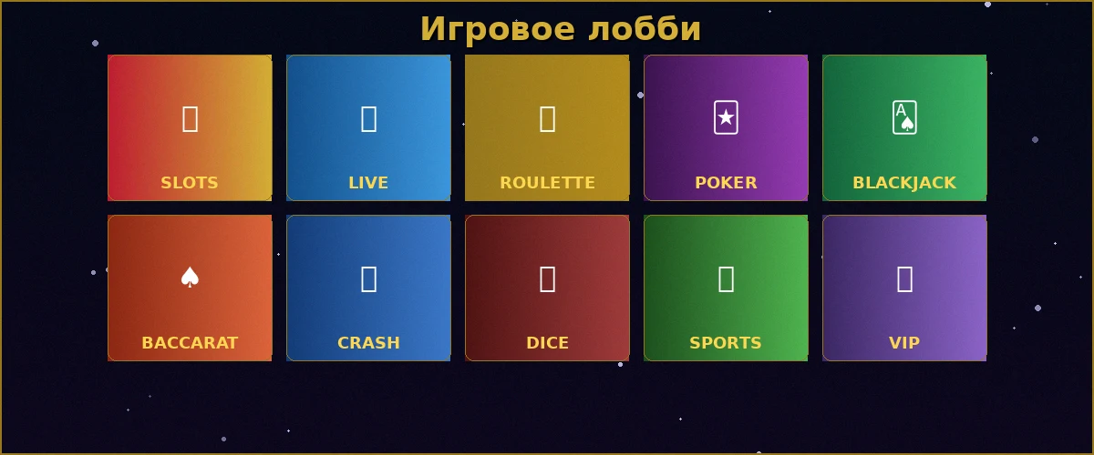 Игровой интерфейс Vodka Casino